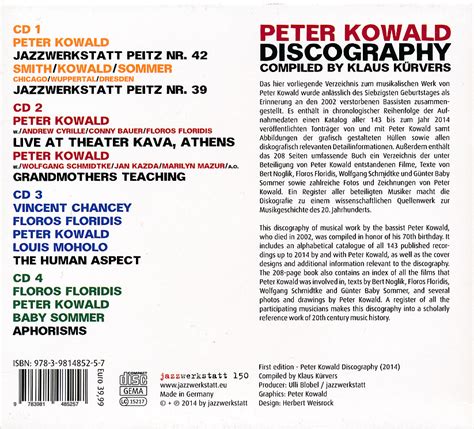 Peter Kowald – Discography (2014, CD) 